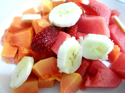 Ensalada de frutas para el desayuno